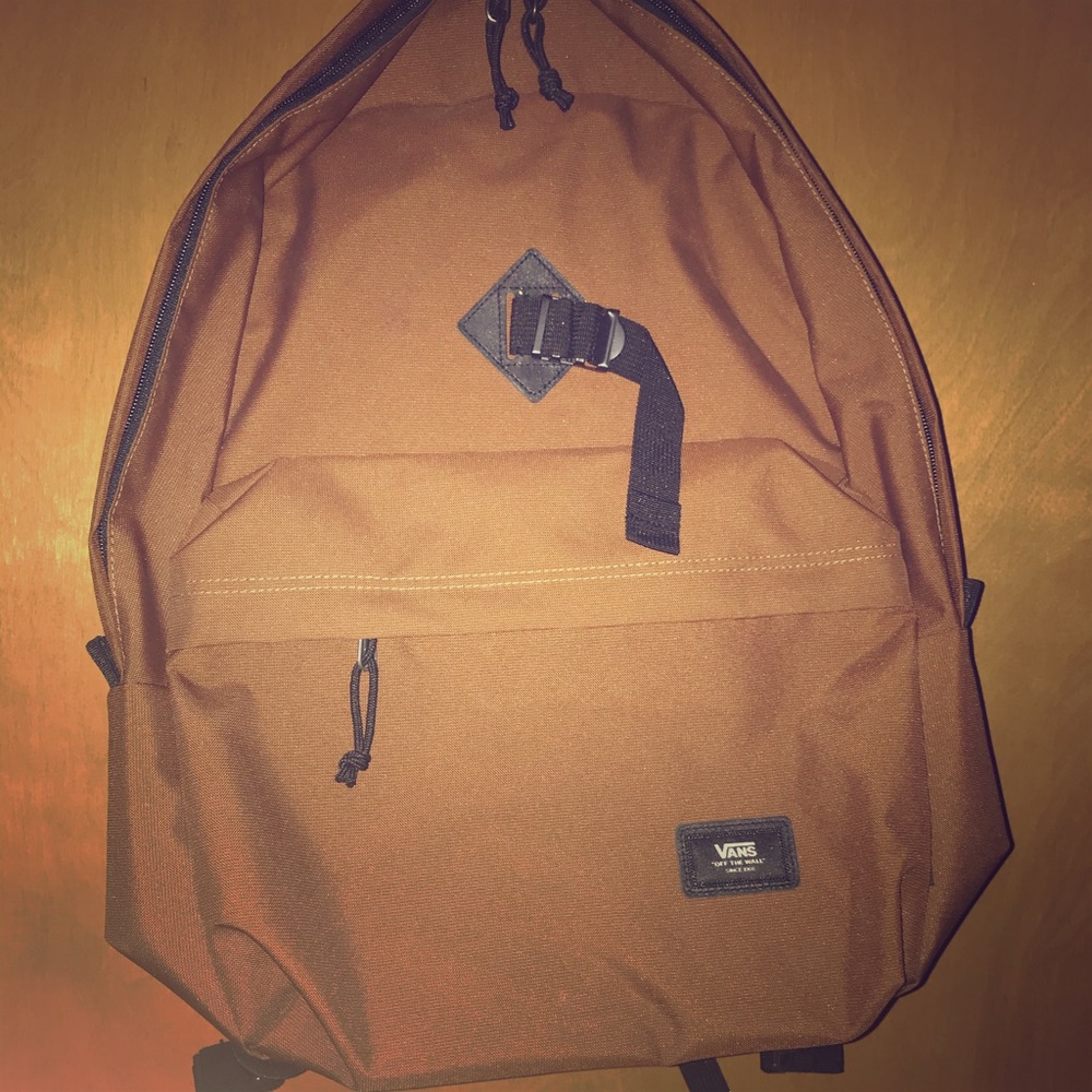 Brown Vans Laptop Backpack